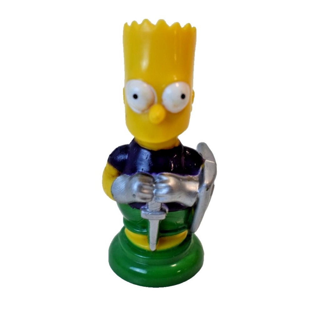 The Simpsons Bart Pawn 3D Chess Replacement Spare Piece Green 20th Century Fox
